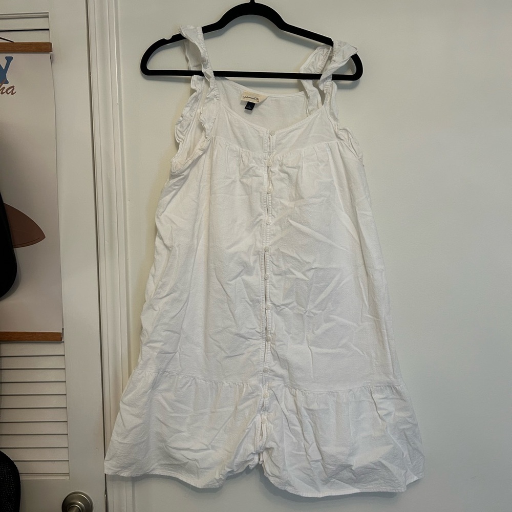 Universal threads white dress
